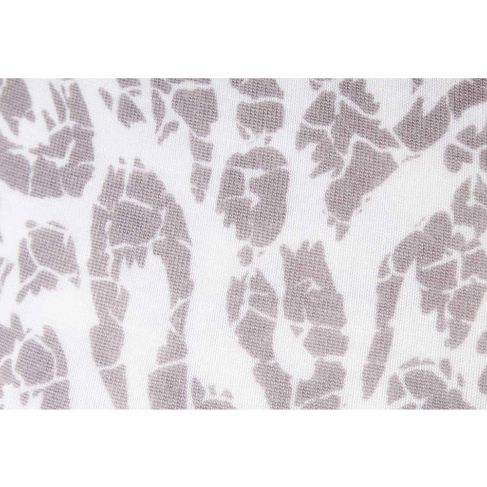 ECOSKIN White & Gray Animal Print Hi Low Fitted Sheath Dress Size M - Picture 5 of 6